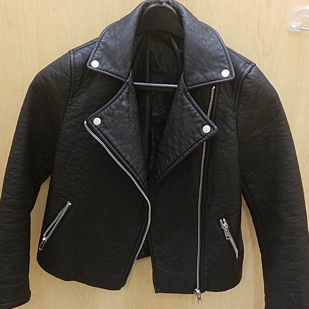 Forever 21 faux leather biker jacket